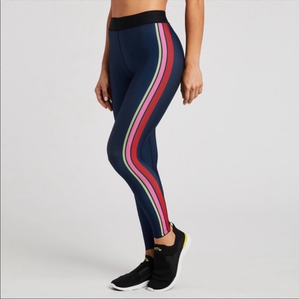 Ultracor x SoulCycle Multi Stripe Legging - Navy L